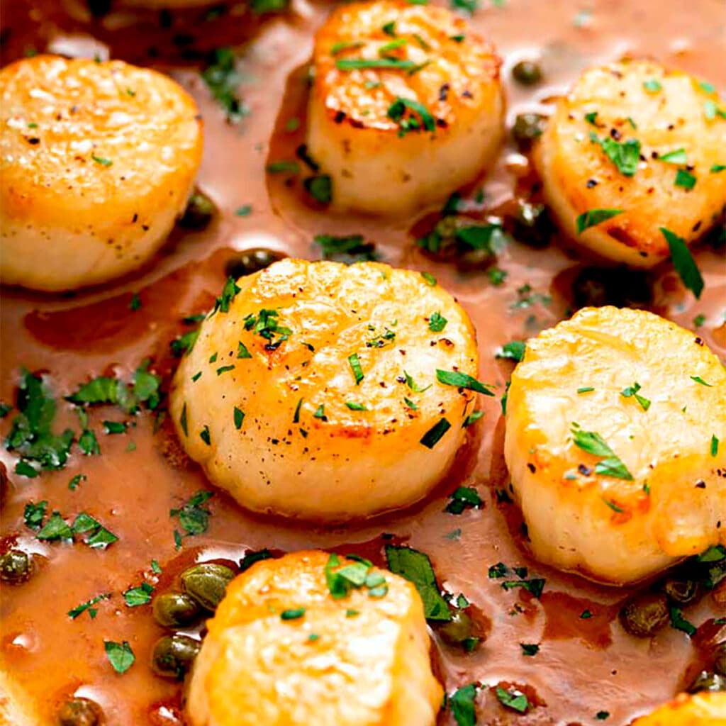 Herb Baked Scallops