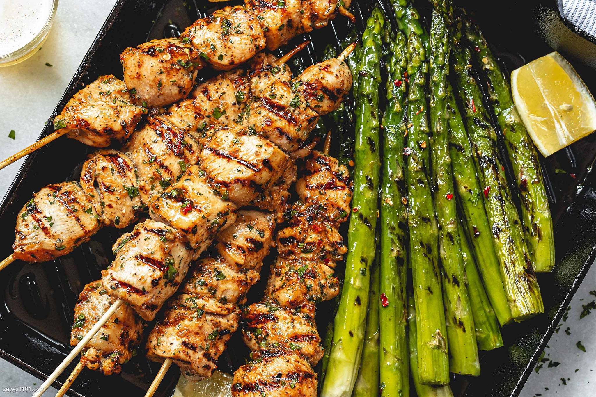 Honey Garlic Chicken Cooking Chicken Kabobs On Bbq Recipe Honey