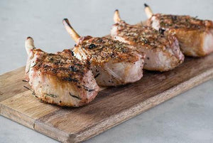Frenched Pork Chops Box - 4 (12 oz) Portions